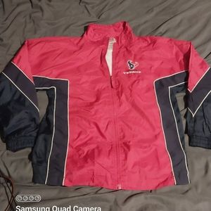 Vintage texans nike jacket medium and vintage nike shirt medium